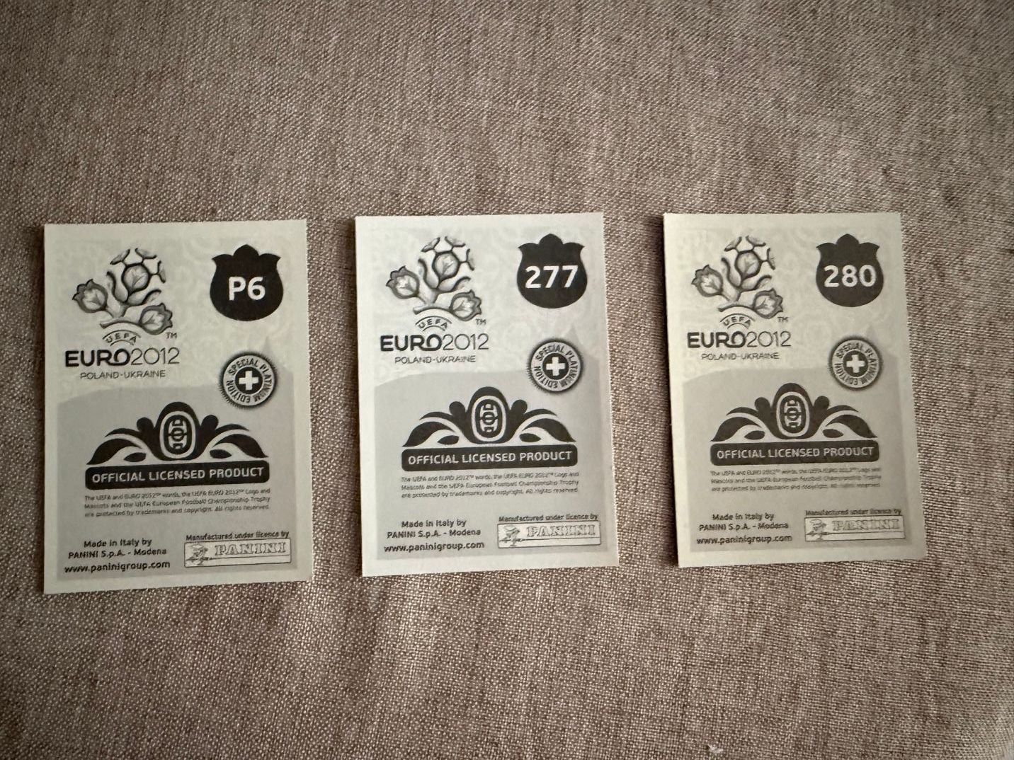Panini Carte collezionabili: Panini EURO 2012 / 3 RONALDO – Nuovo (secondo la descrizione) da Confignon venduto da minos30 1