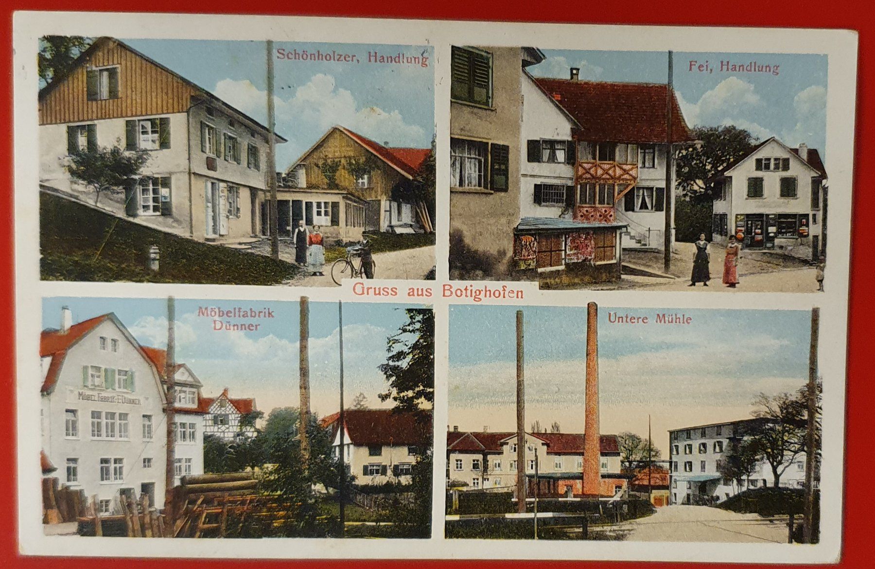 Cartoline postali: Gruss aus Bottighofen – Usato da Kreuzlingen venduto da Rschweiz1