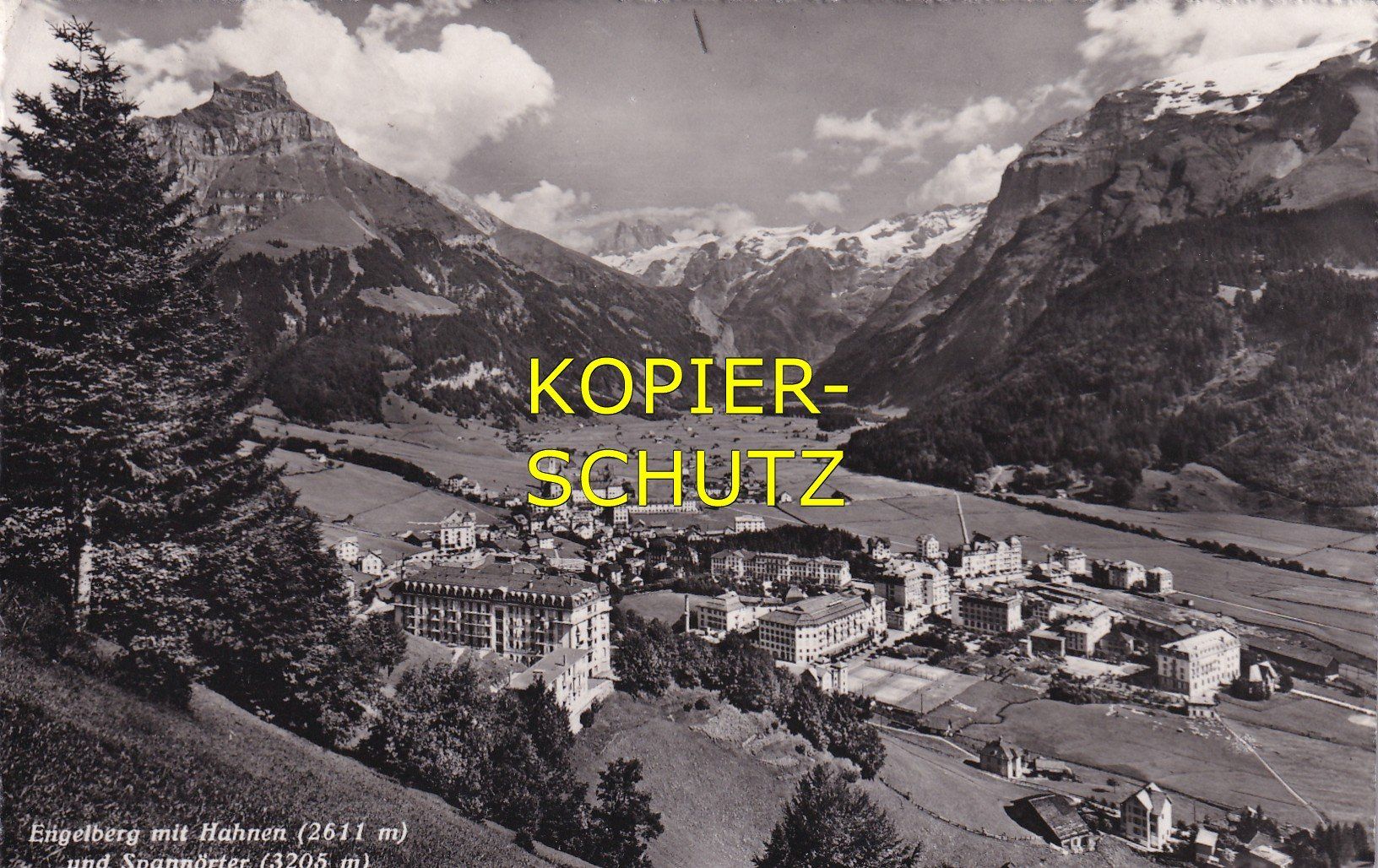 Cartoline postali: Engelberg mit Hahnen /mp – Usato da Hombrechtikon venduto da Rudolf07