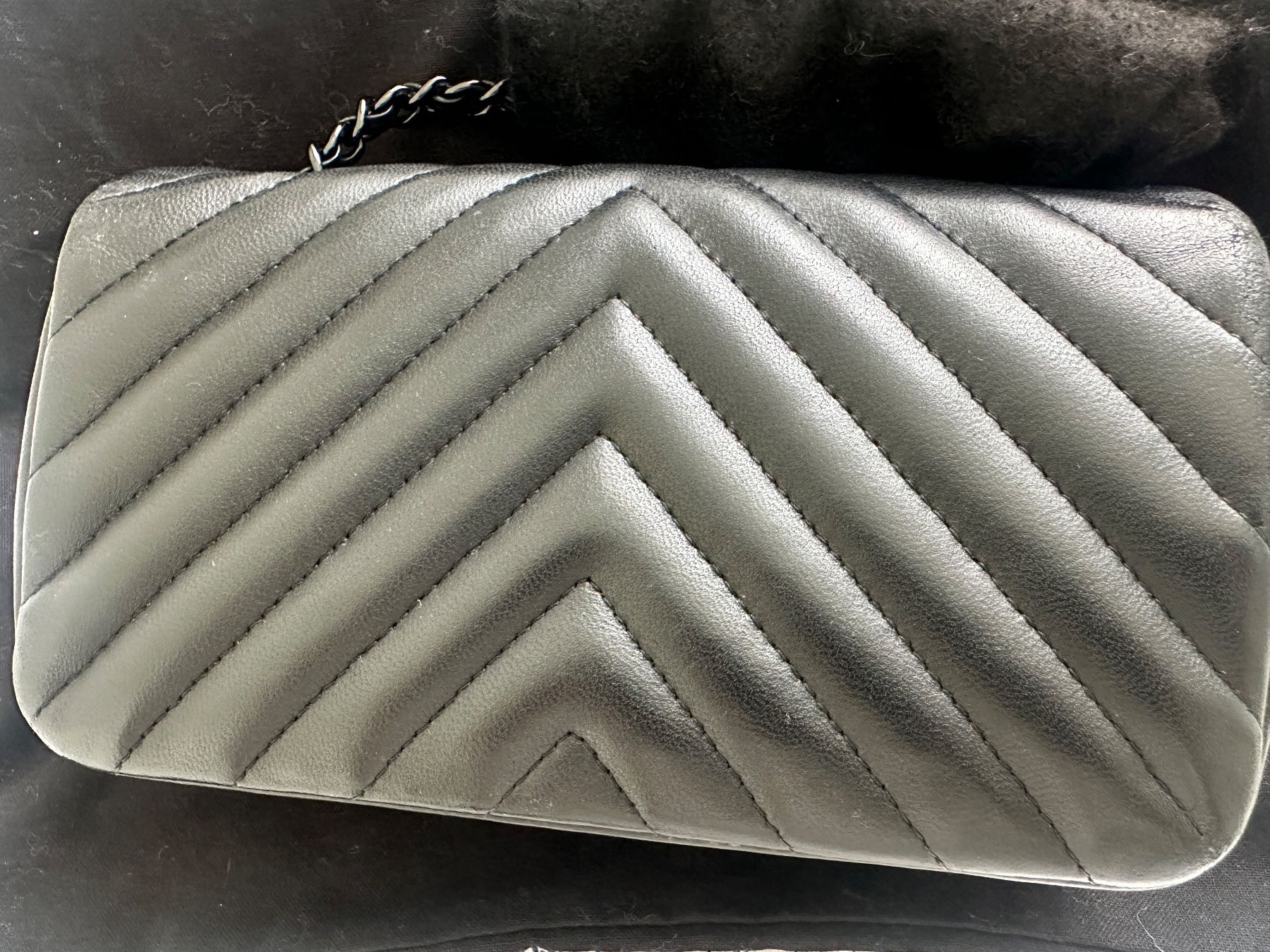 Chanel Borse da donna: Chanel Classic Chevron Extra-mini Flap Bag Black – Usato da Zollikofen venduto da Bagsandproms 6