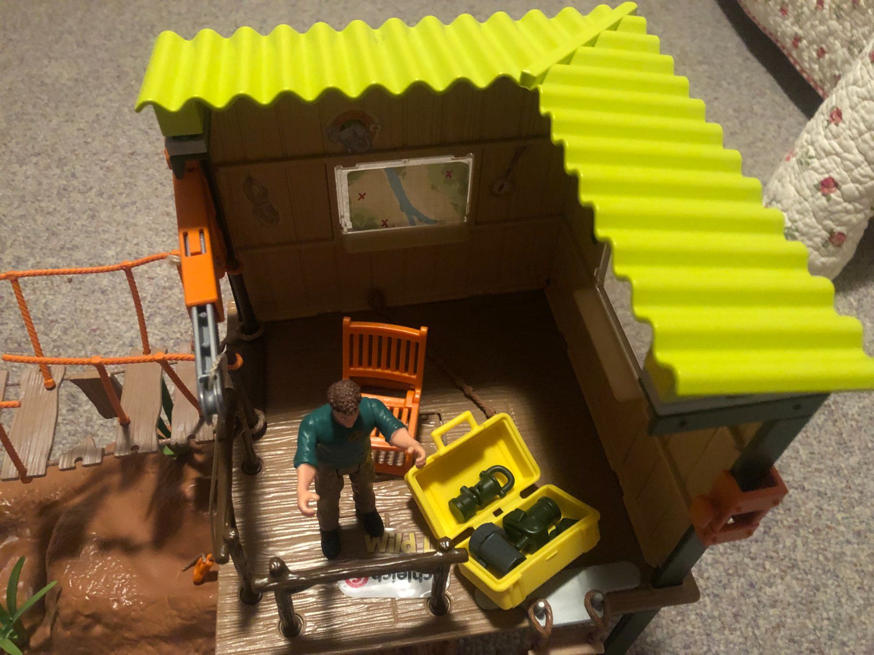 Schleich Giocattoli: Schleich Wild Life Abenteuerstation – Usato da Bassersdorf venduto da sammelfloh 5