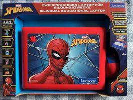Lexibook Spider-Man Lern-Laptop | DE/ENG | 124 Aktivitäten |