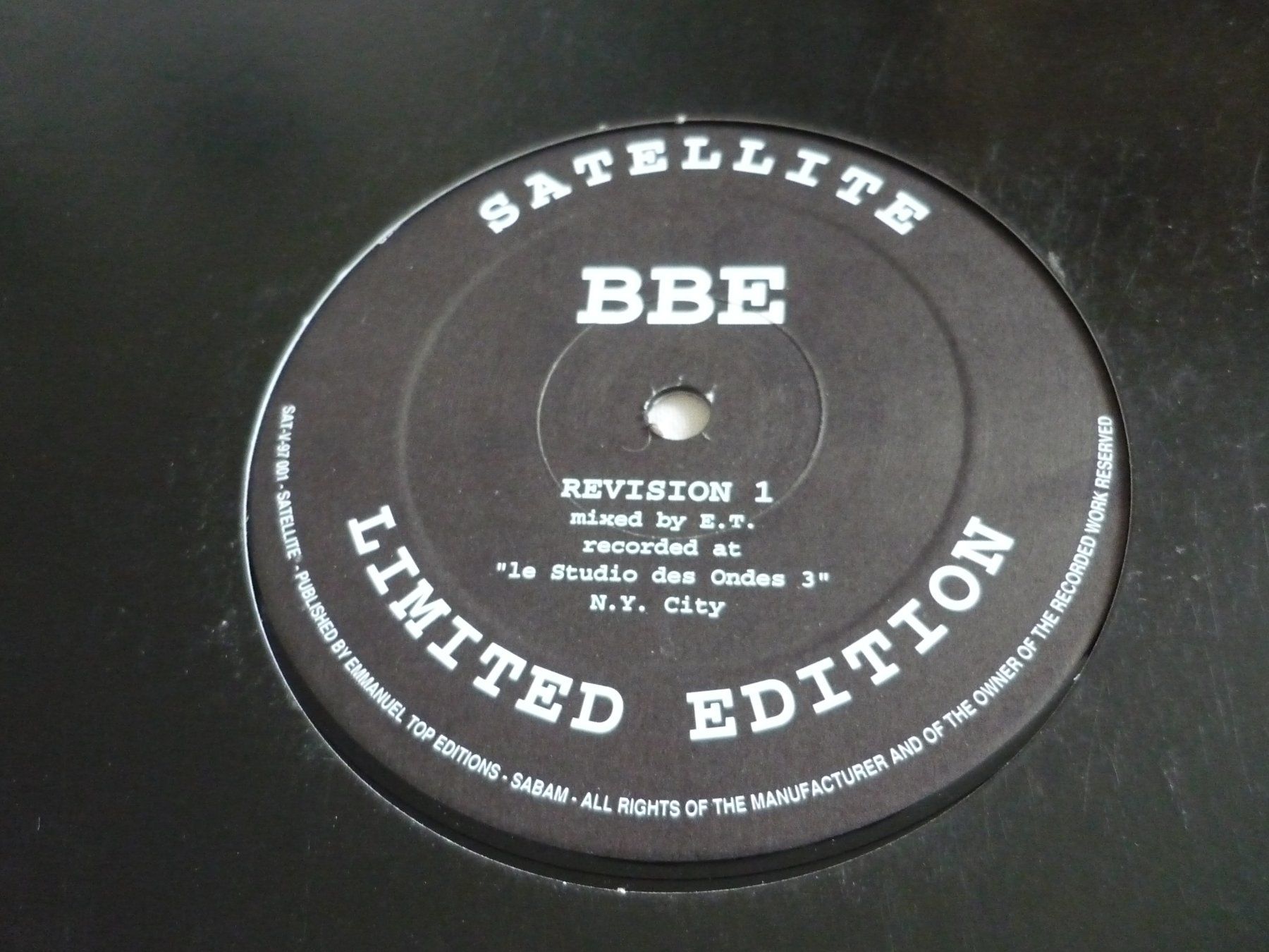 Dischi in vinile: Rare Techno Vinyl - BBE satellite - limited – Usato da Beringen venduto da Flatretriever 1