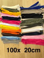 Reissverschlüsse 100 x 20cm        15 super Farben   TOP TOP