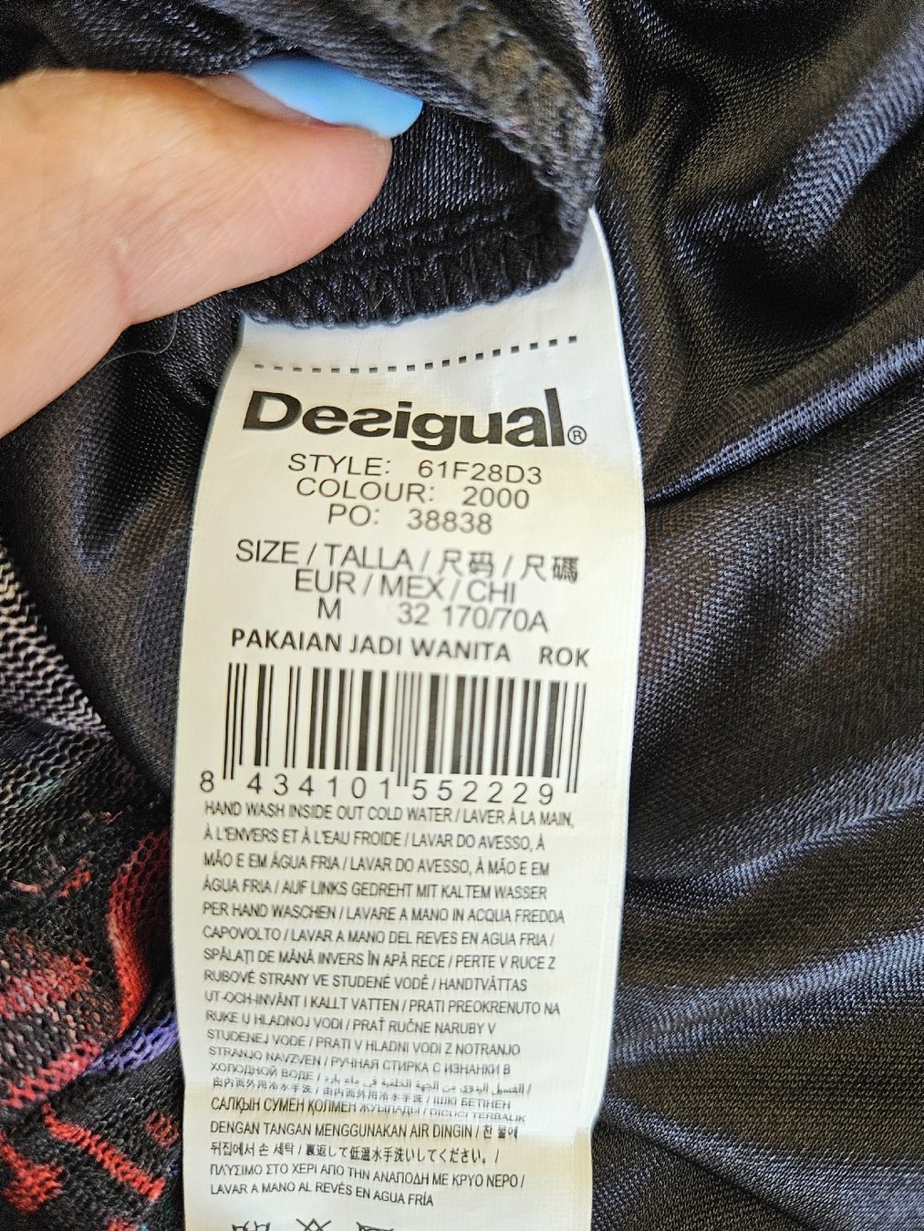 Desigual Gonne: Gemusterter Rock von Desigual – Nuovo (secondo la descrizione) da Hochdorf venduto da Berry005 7