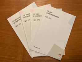 Briefmarken Souvenir 150 Jahre Schweizer Briefmarken