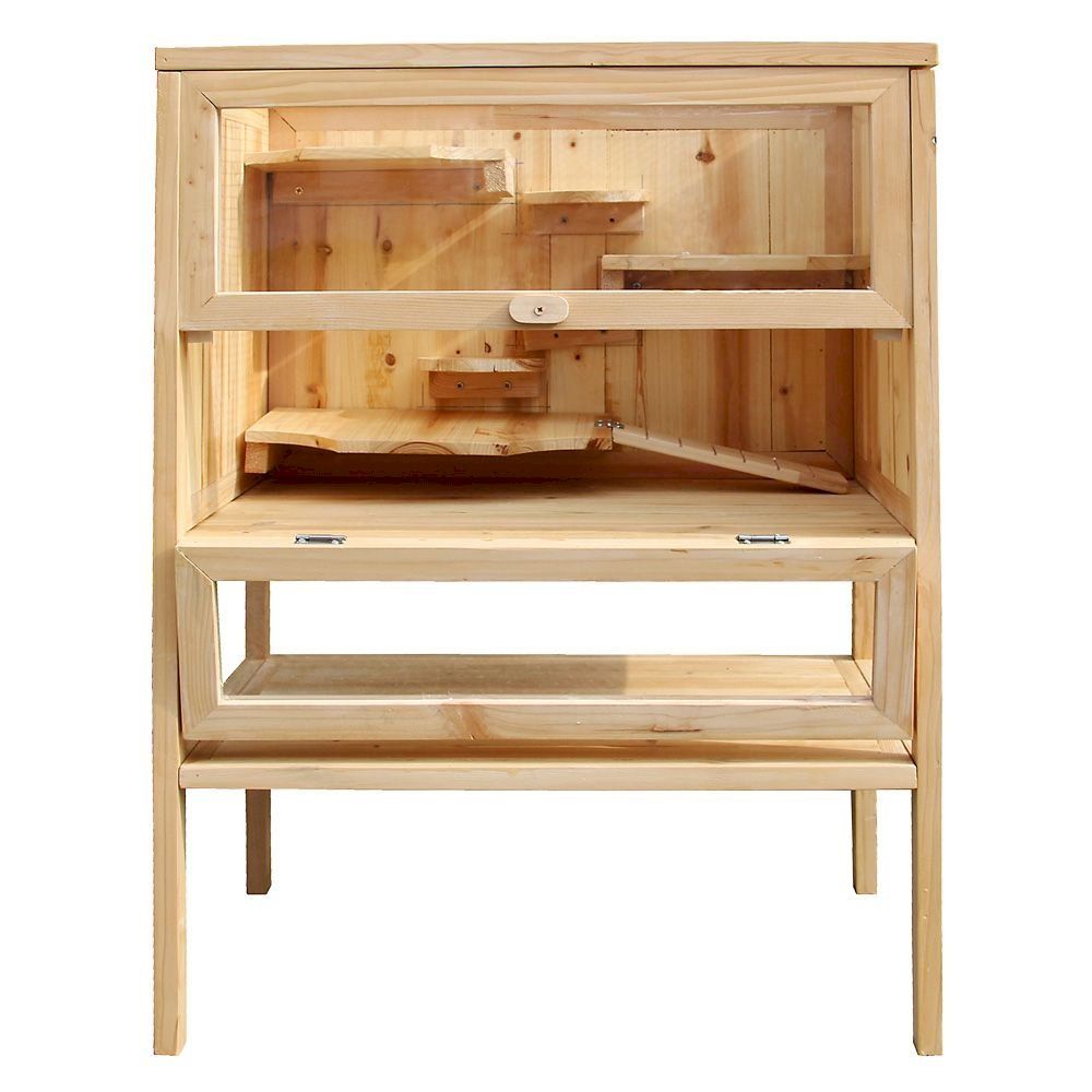 Käfige, Transport & Sicherheit: WilTec Hamsterkäfig aus Holz – Neu und originalverpackt aus Bottighofen von zaap 2
