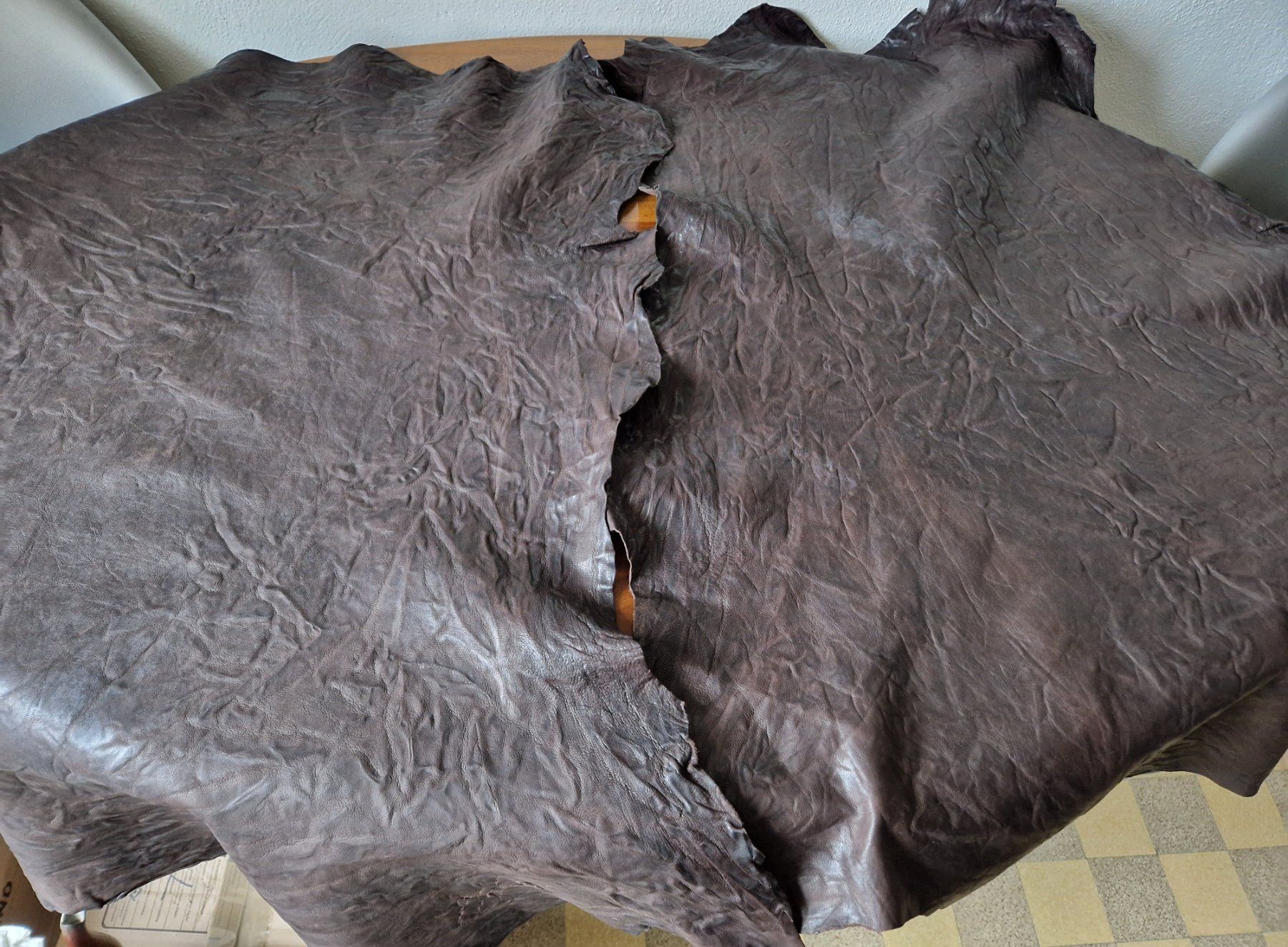 Tessuti: 3 Stück Leder – Nuovo (secondo la descrizione) da Bern venduto da Antikbatik 2