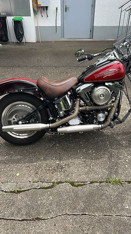 Chopper: Harley Softail 1991 mit erst 19000km – Gebraucht aus Grafstal von Valtra57 1
