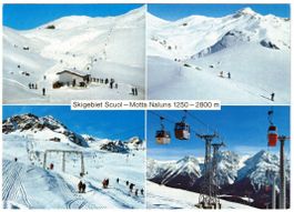 Scuol - 4 Bild AK Motta Naluns