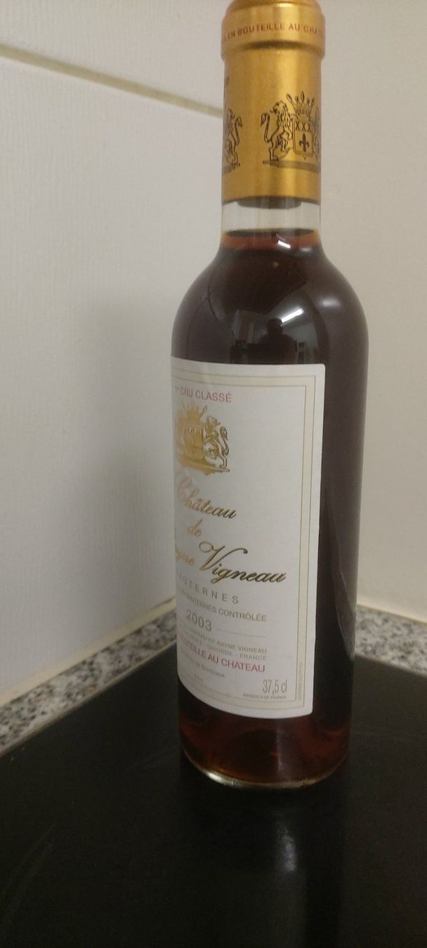 Vino: Chateau de Rayne Vigneau 2003 37,5cl. – Nuovo (secondo la descrizione) da Grenchen venduto da poggione 3