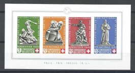 Bundesfeierblock 1940 Block postfrisch