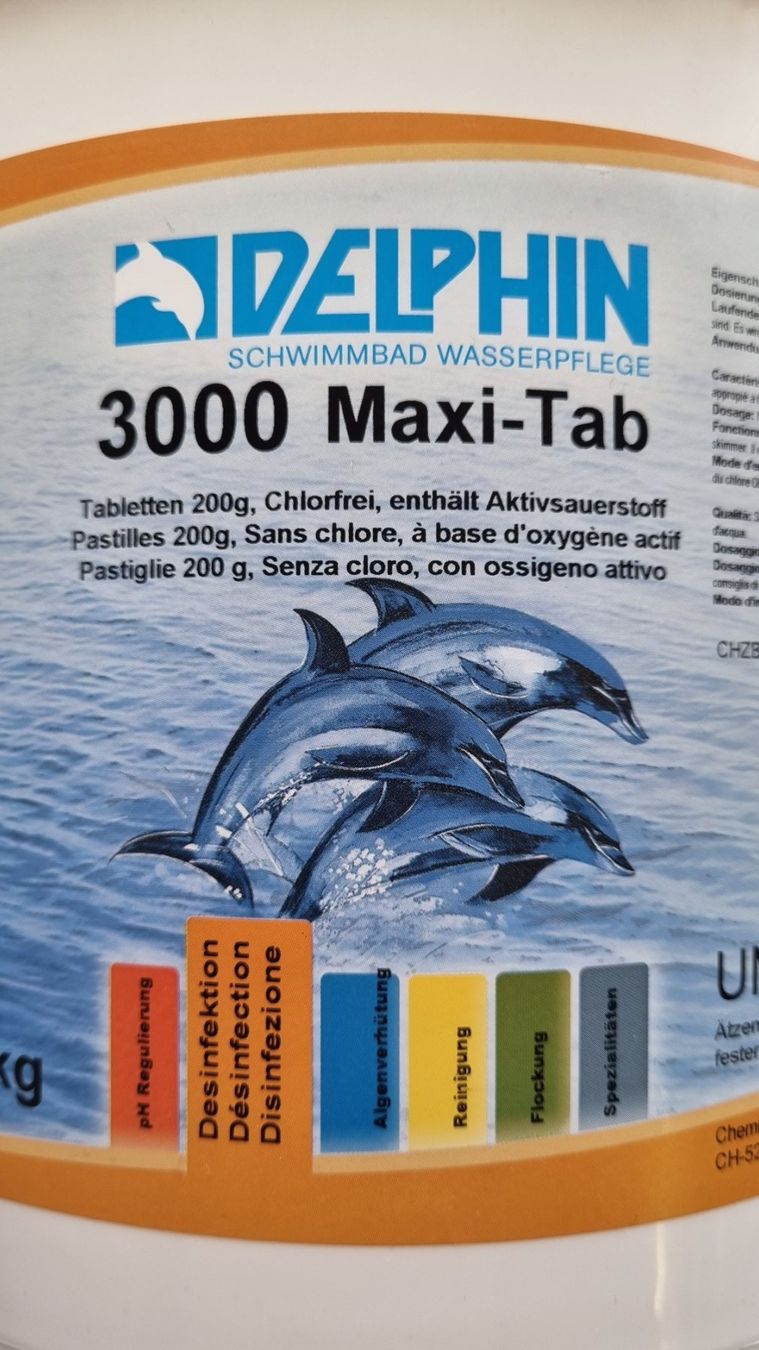 Schwimmbad: Sauerstofftabs 200g 13 Stk. Delphin – Neu (gemäss Beschreibung) aus Schmitten FR von giba11