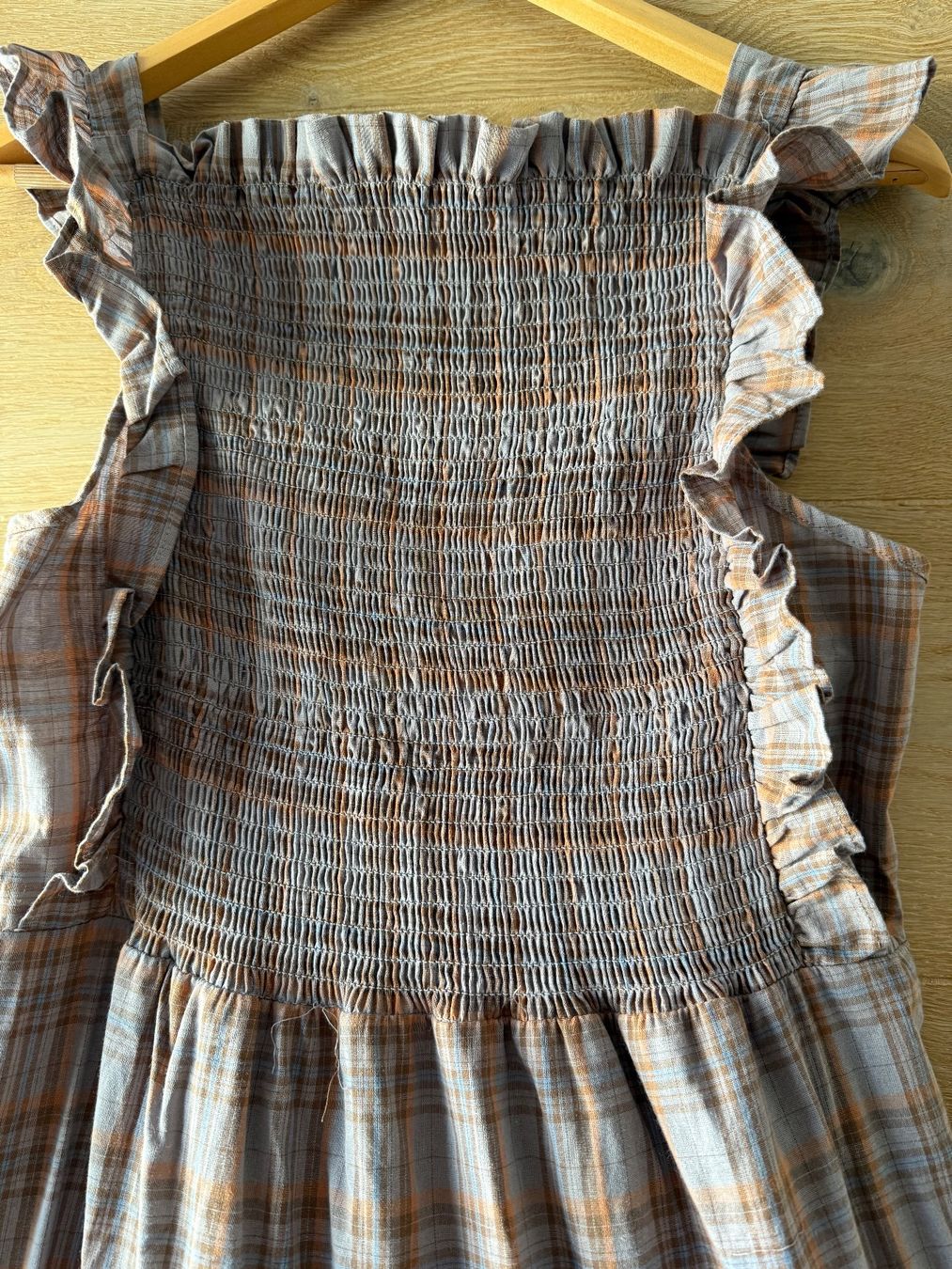 Kleider: Kleid Karo Grösse M gerafft Rüschen neu – Neu (gemäss Beschreibung) aus Rafz von henfrei24 4