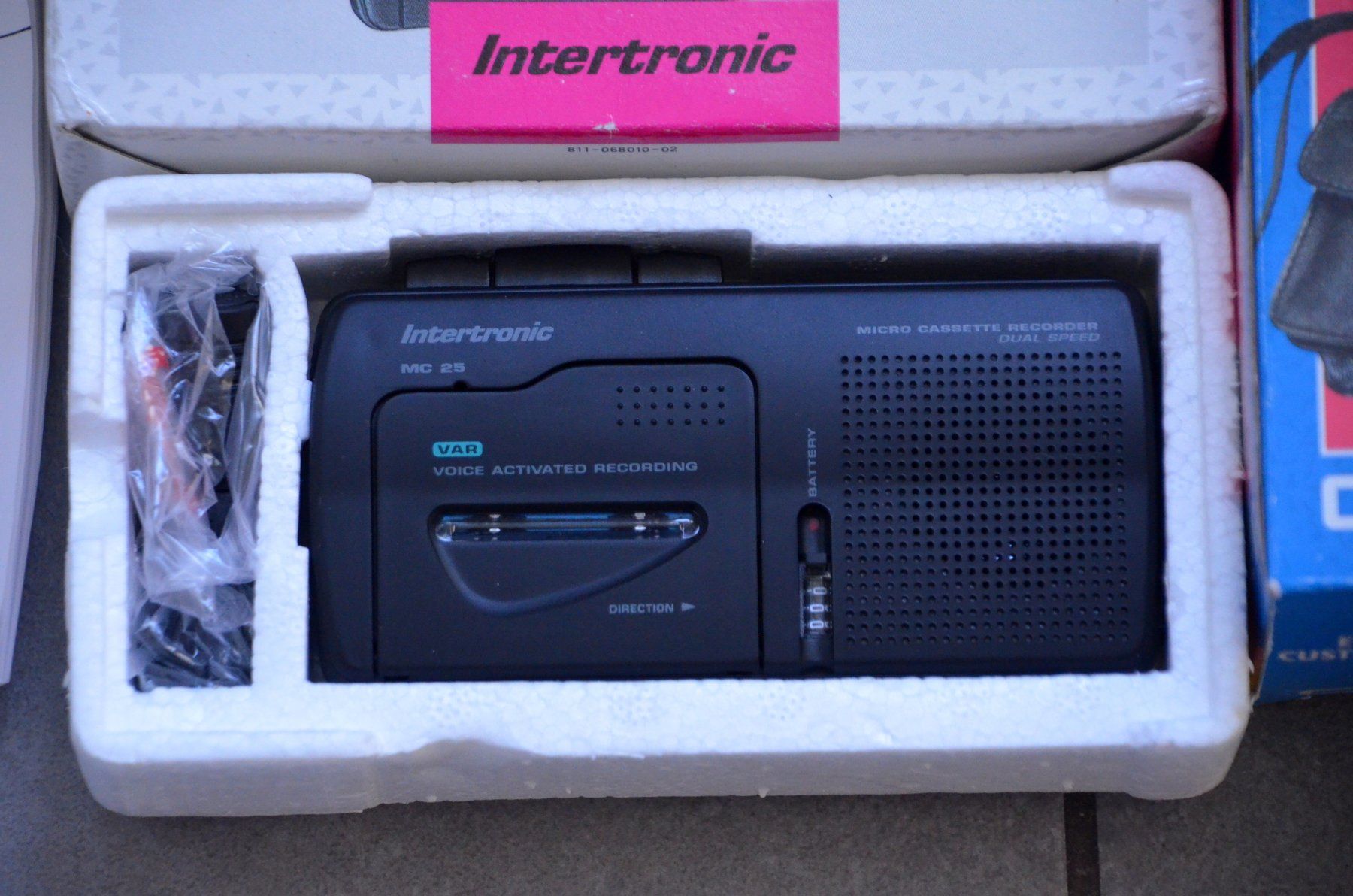 Registratori: Intertronic MC 25  Diktaphon / Dictaphone – Nuovo e nell'imballaggio originale da Collonges venduto da arashee 2