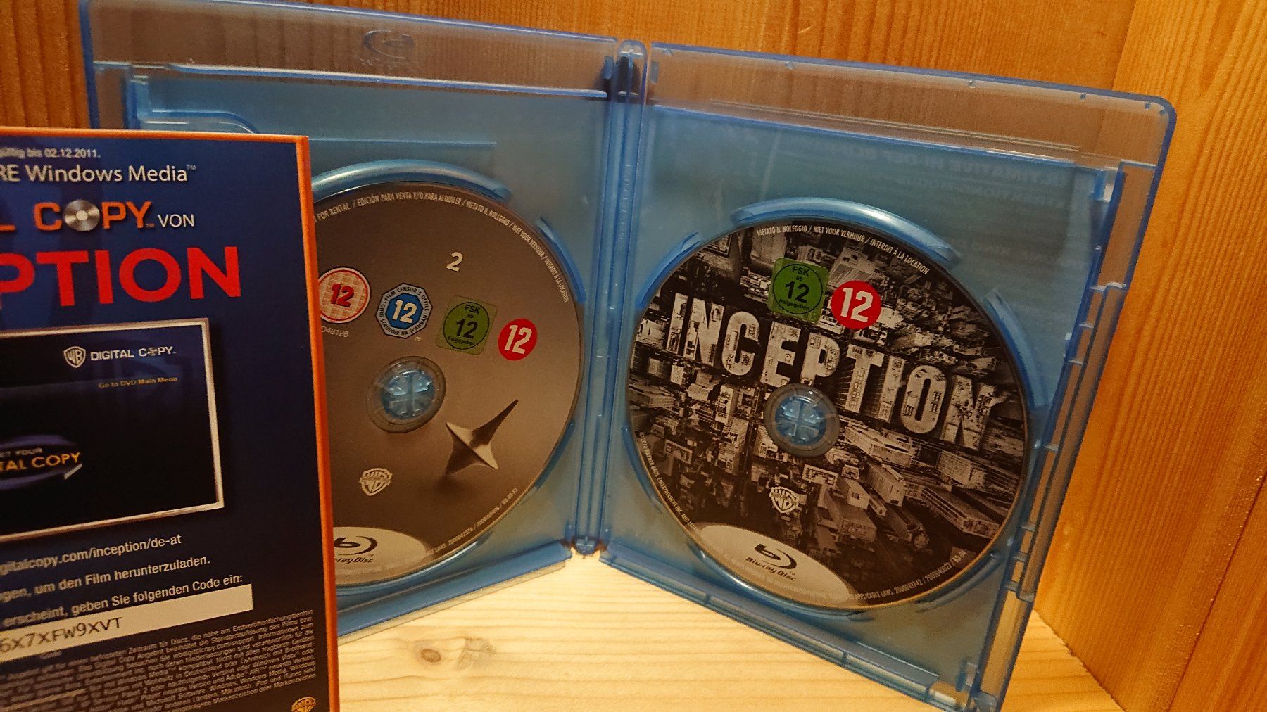 Alle DVDs: INCEPTION Blu-Ray mit Leonardo DiCaprio – Gebraucht aus Wilderswil von Exebub 2