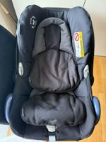 Maxi-Cosi Babyschale mit Sonnenschutz, schwarz