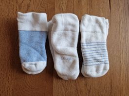 Baby Socken blau/weiss Gr. 15-18 (3 Paar)