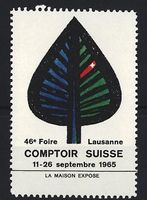 Reklamemarke Lausanne, Comptoir Suisse 1