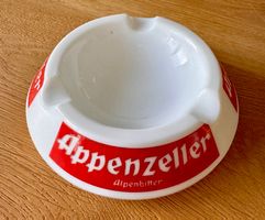 Appenzeller Alpenbitter Aeschenbecher weiss rot selten
