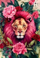 Diamond Painting Löwe-82-30x40-825