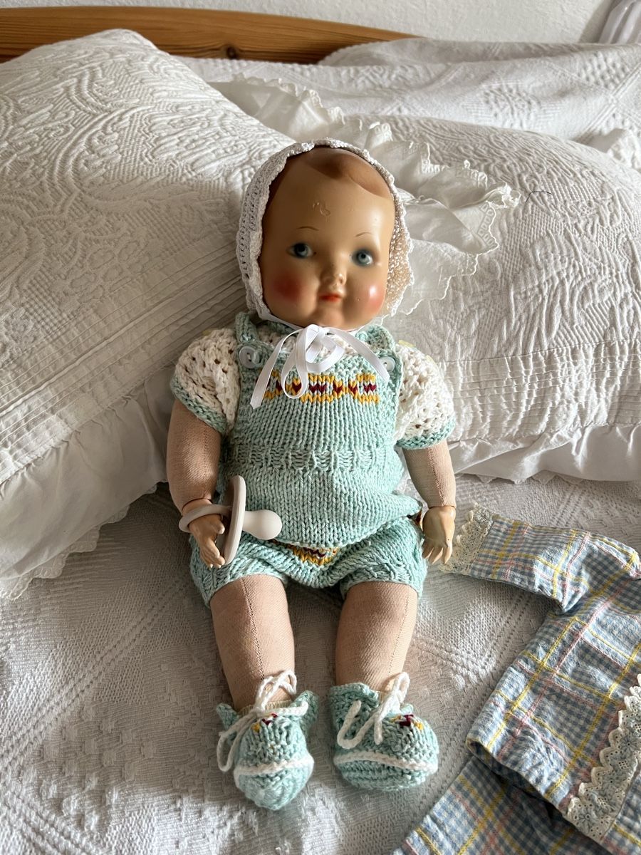 Bambole: Antikes Puppenbaby – Usato da Arboldswil venduto da CJDA 1