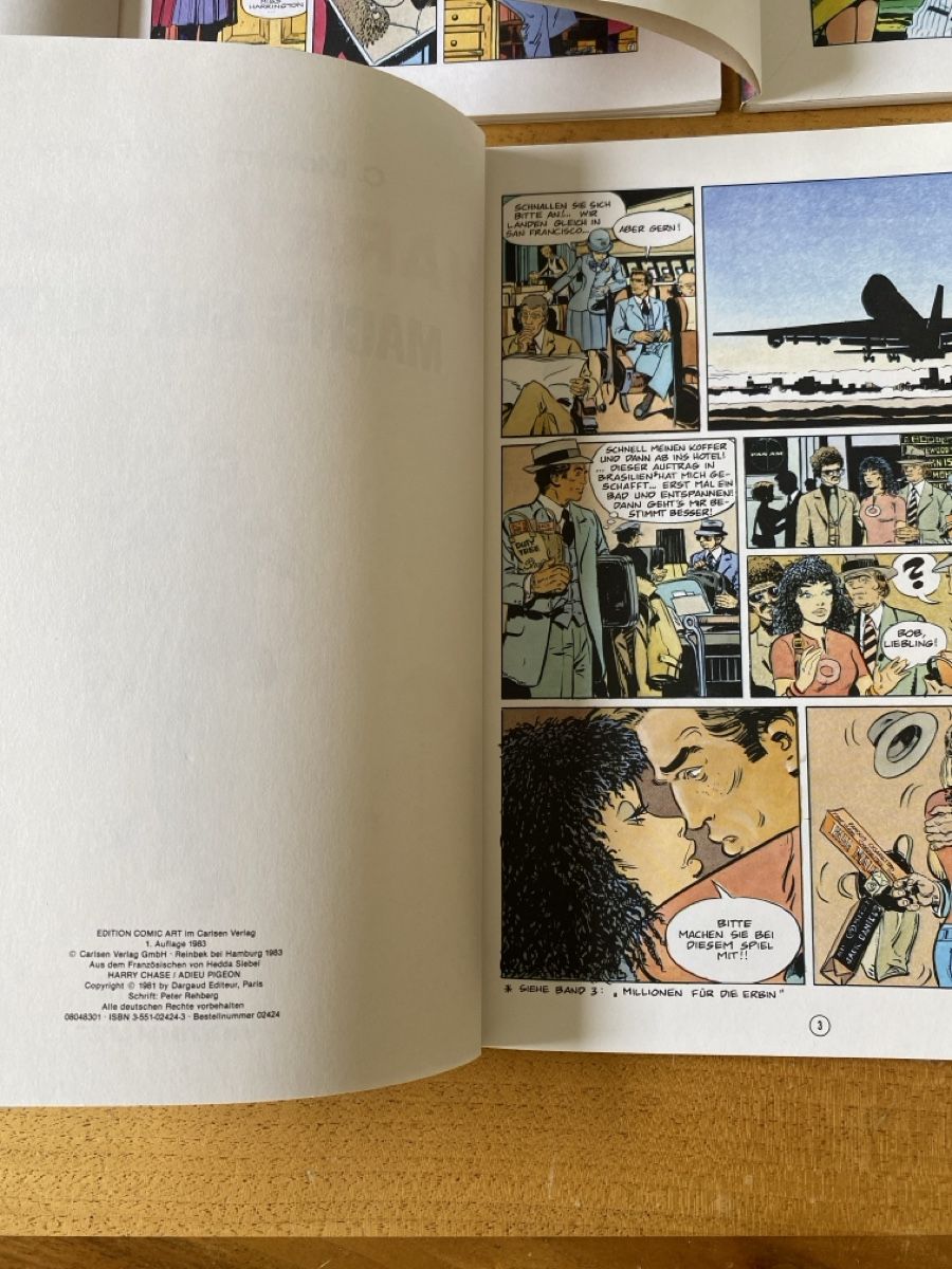 Fumetti: Harry Chase - comic - Nr 1-5 - 1981-1984 – Usato da Dübendorf venduto da Montclair 4