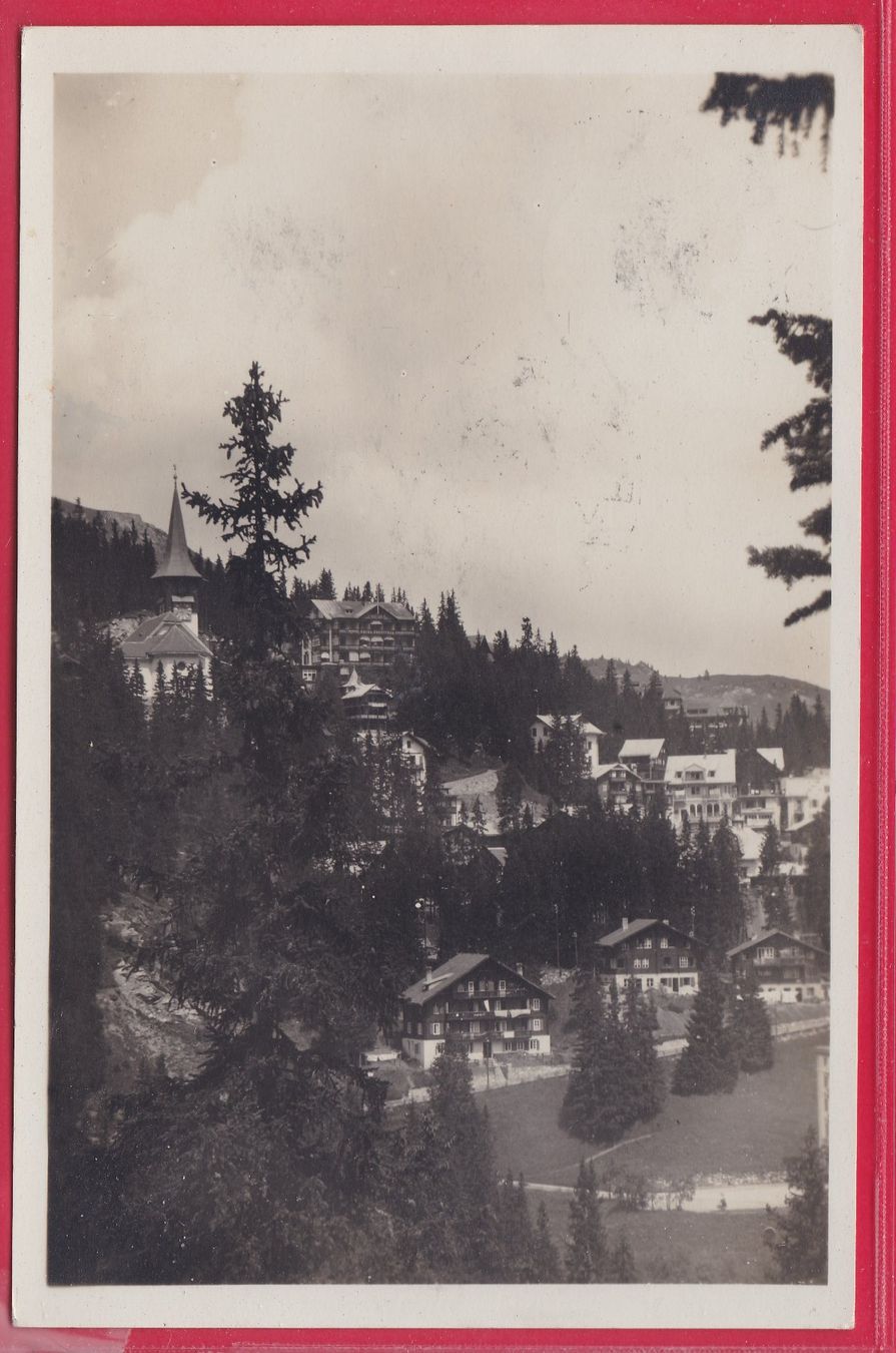 Cartoline postali: AROSA, 7.8.1934 – Usato da Oberrieden venduto da Gebirgsstelze