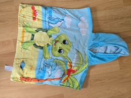 Sommerlicher Badeponcho mit Schildkröte für Kinder🐢🌴🦀