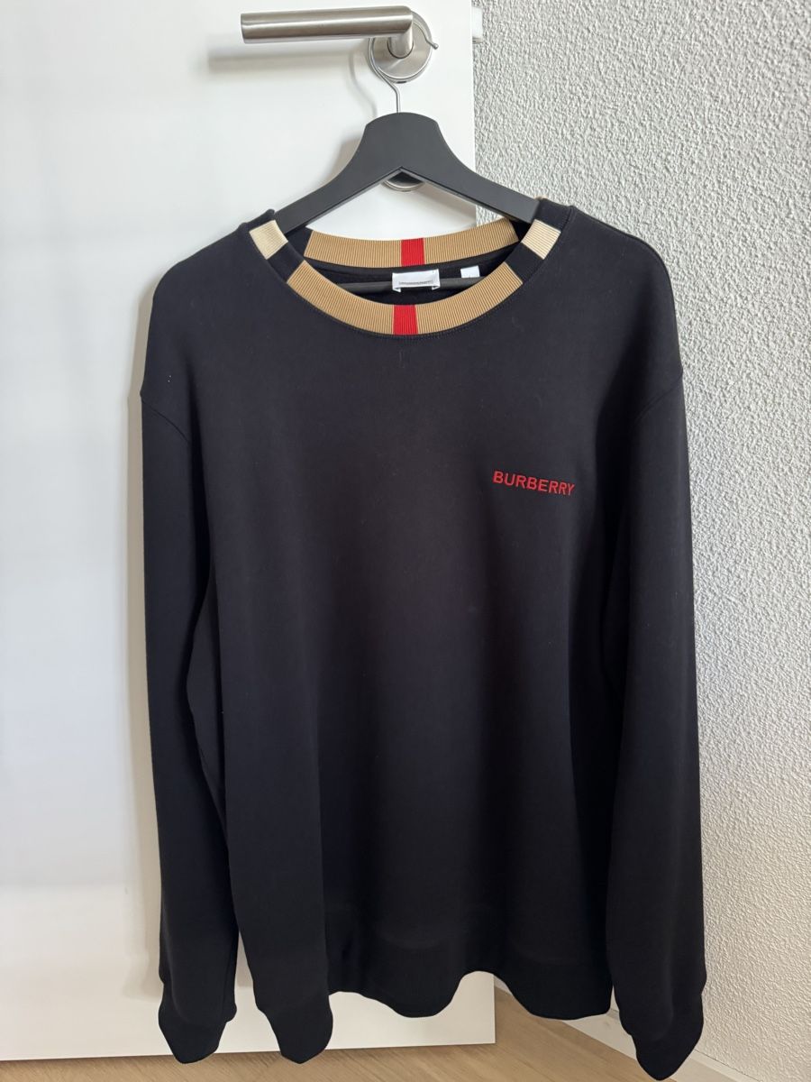 Burberry Pullover & Sweatshirts: Burberry Pullover schwarz Logo Grösse L – Neu (gemäss Beschreibung) aus Pfäffikon ZH von Watch_lover