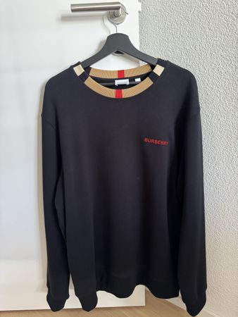 Burberry Pullover schwarz Logo Grösse L