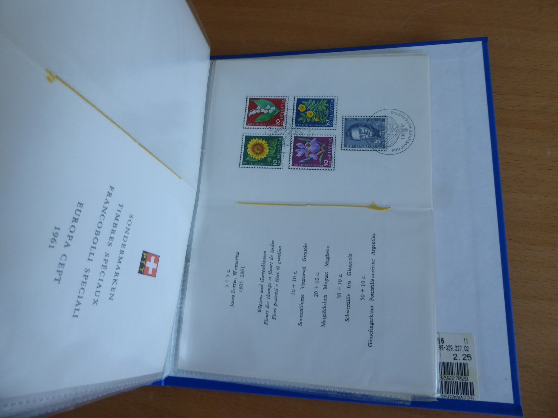 Tutti i francobolli: Posten PTT Folder Schweiz mit viel Inhalt – Usato da Rothrist venduto da swisstools 1