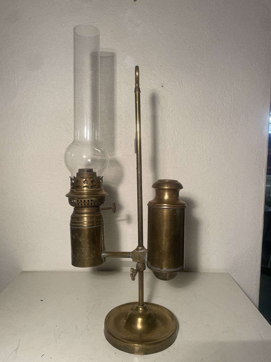 Lampen: Wunderschöne antike Uhrmacher Öllampe, Messing – Gebraucht aus Zollikofen von zollo2