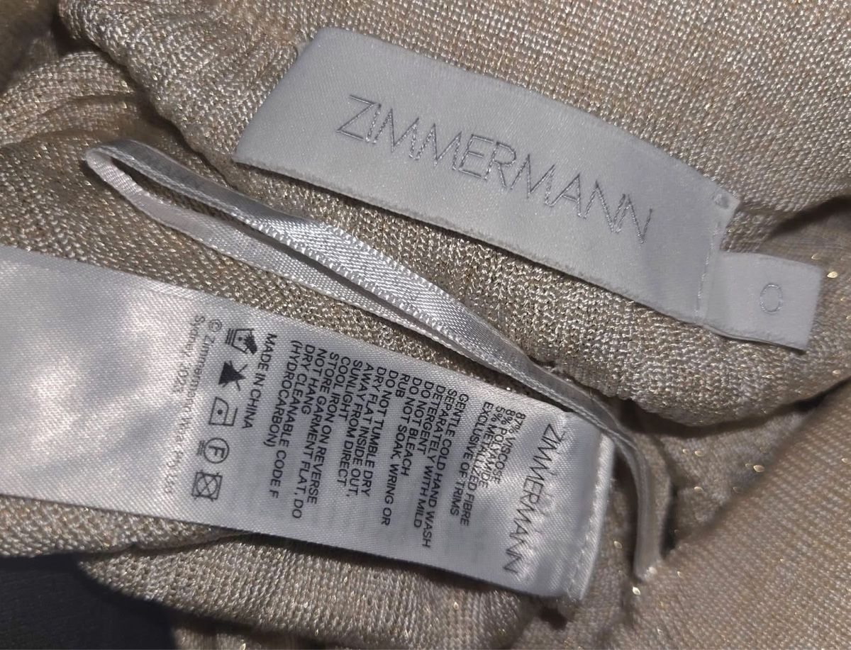 Zimmermann Gonne: Zimmermann Metallic Pleated Midi Skirt – Usato da St.Josefen venduto da lop_lh8d 2