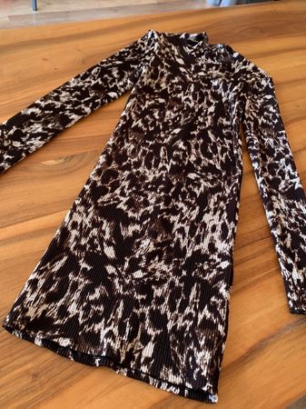 Schickes sexy Minikleid im Animal Print - Gr 36 / S