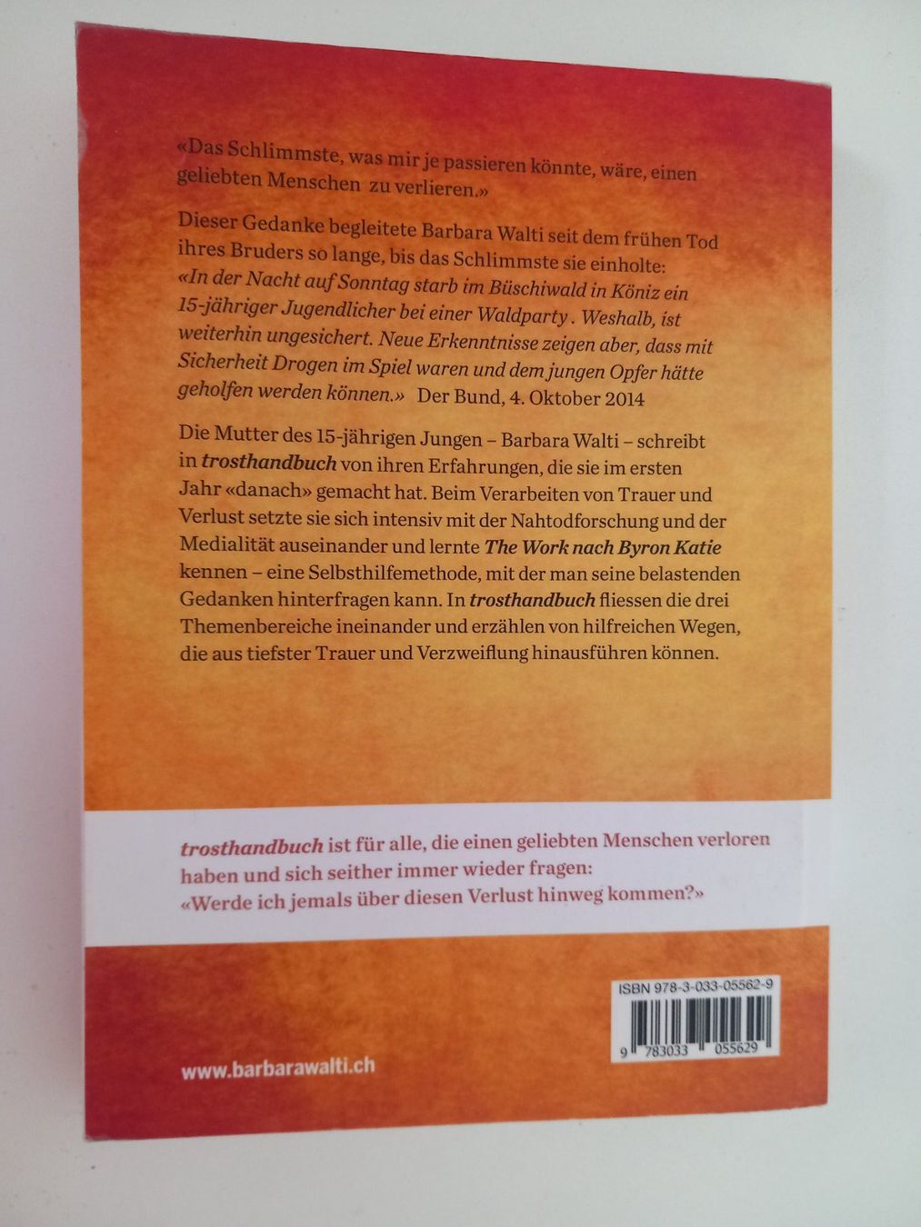 Bücher: Trosthandbuch Barbara Walti Buch neu – Neu und originalverpackt aus Oensingen von Wabuoe 1