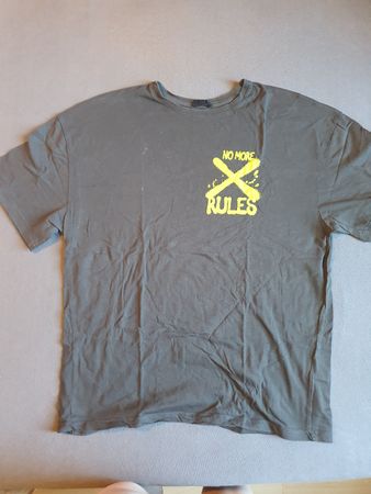 T-Shirt EVEN&ODD grau Grösse L mit Aufdruck