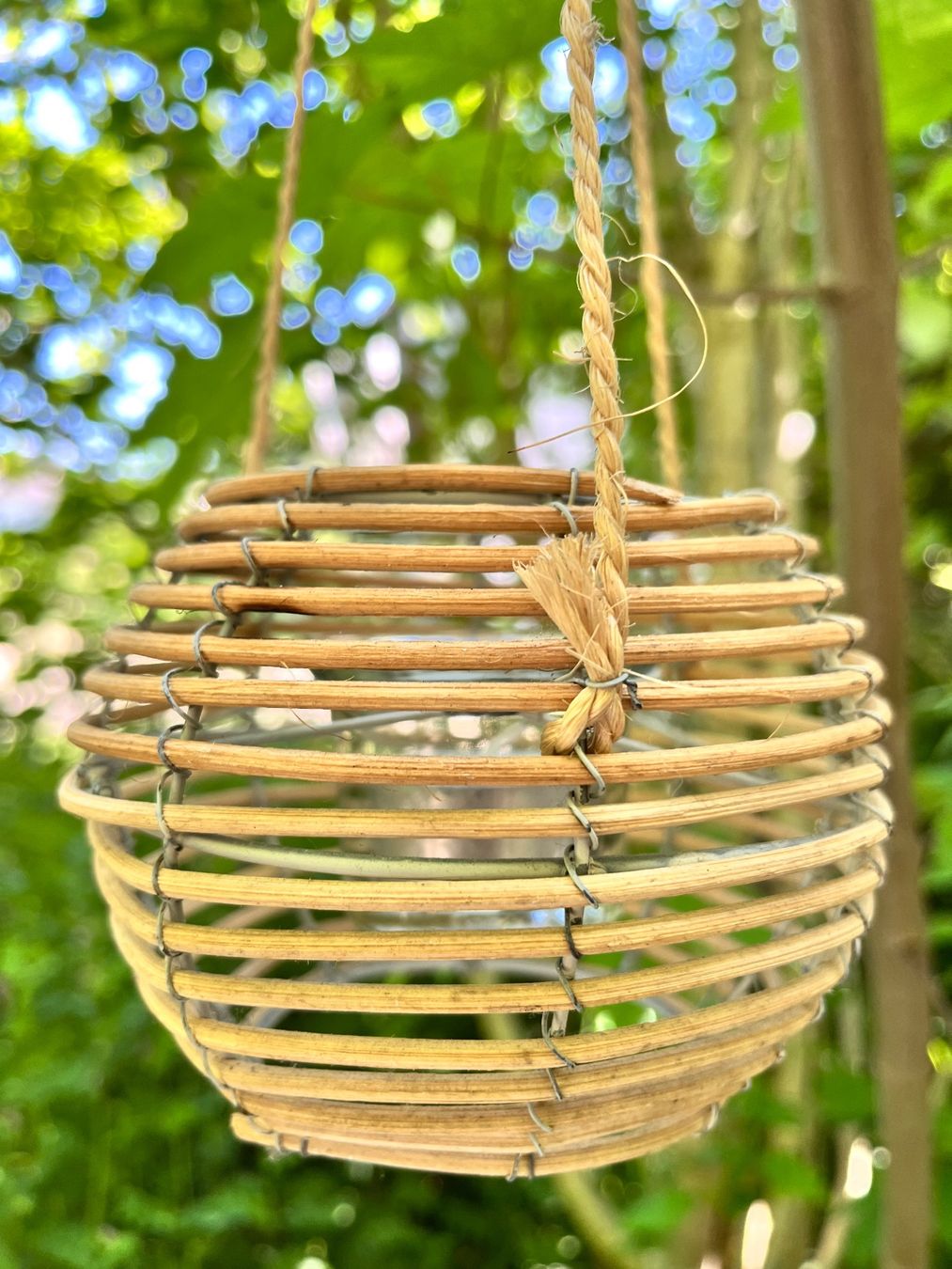 Portacandele: 2 Rottangkerzenhalter Höhe 10 cm – Nuovo e nell'imballaggio originale da Möhlin venduto da mil_h55x 1