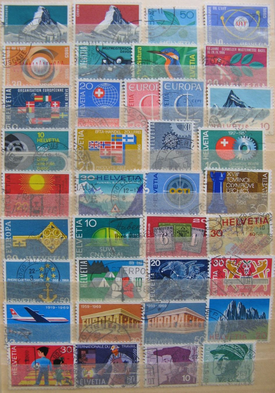 Alle Briefmarken: Werbemarken 1960 - 1972 gestempelt – Gebraucht aus Frauenfeld von Interessent1 2