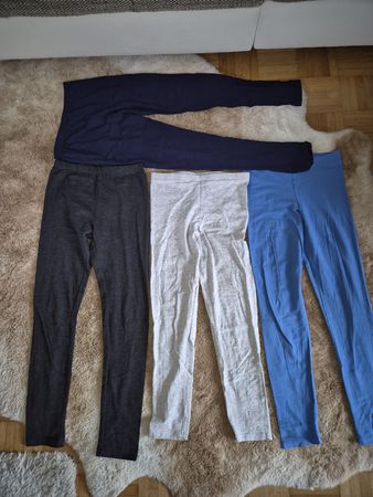 Set: 4 Leggings Mädchen Gr. 134/140,