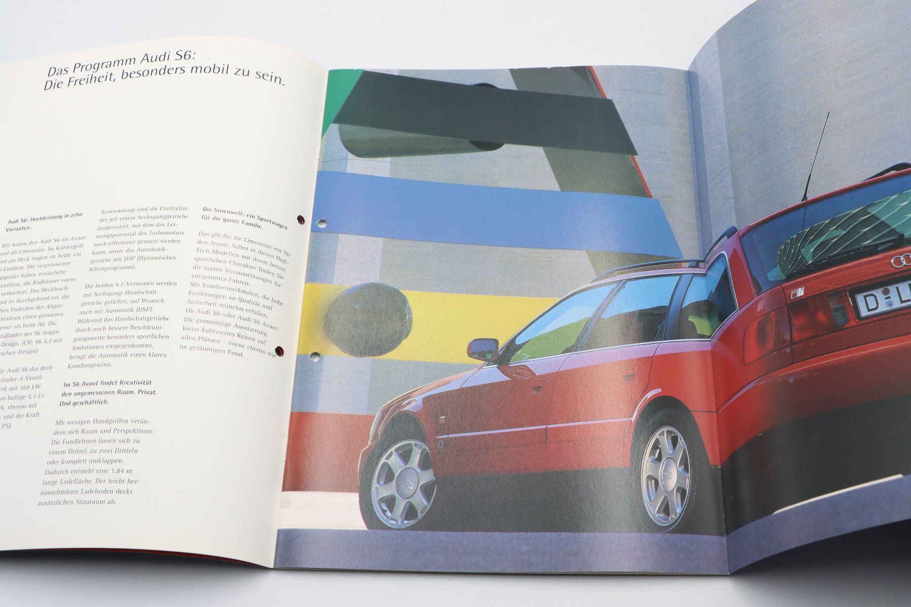 Audi Documenti: Audi S6 Limousine / Avant 1994 Prospekt – Usato da Bühl b.Aarberg venduto da Collectorpassions 2