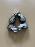 4x Swivel Casters 75x21mm 