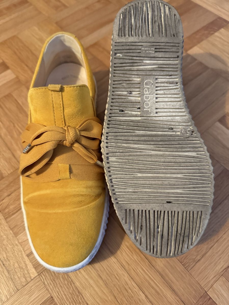 Gabor Scarpe da donna: Gabor Damen Sneaker gelb Gr.38,5 – Usato da Riehen venduto da Sandrita08 2