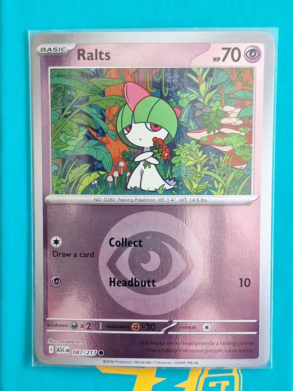 Pokémon Carte collezionabili: Ralts - Reverse Holo energy Ascended Heroes – Usato da Altstätten SG venduto da GGsGameshop
