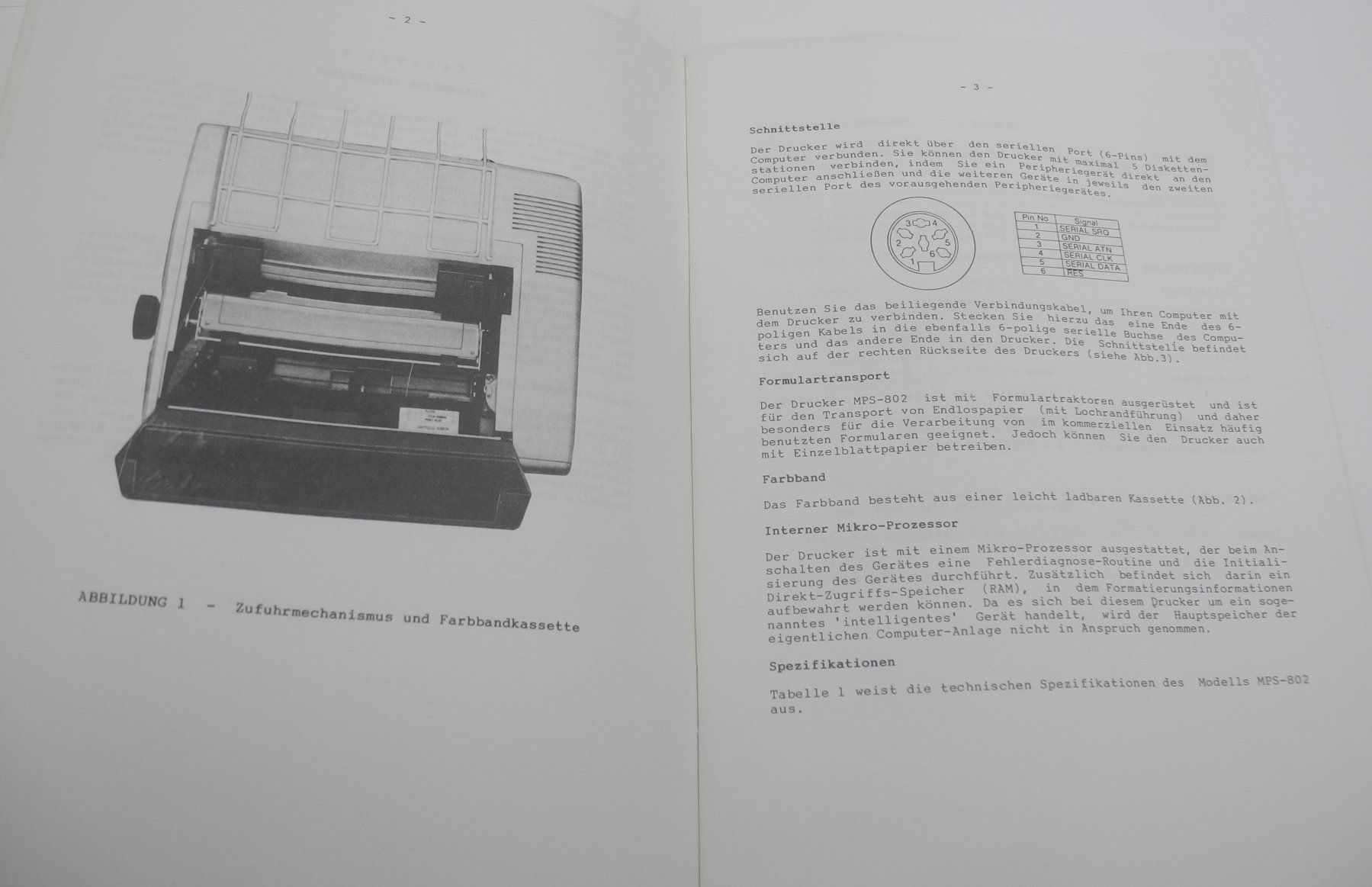 Commodore Stampanti: Commodore MPS 802 Matrixdrucker, Nr. 64b – Usato da Kottwil venduto da Crazyrolf 9