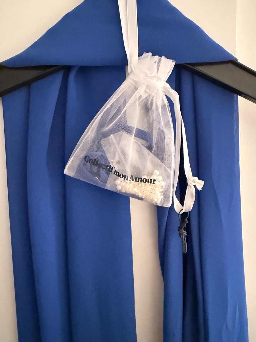 Collectif Mon Amour Kleider: Abendkleid blau Gr. 44 mit Perlenbesatz  – Gebraucht aus Endingen von BuffyCreamy 4
