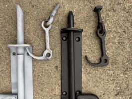 Lot de 4 verrous anciens, divers modèles - Récupération