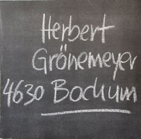 Herbert Grönemeyer 4630 Bochum