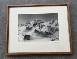 Photo argentique signée Émile Gos : Le Grand Combin