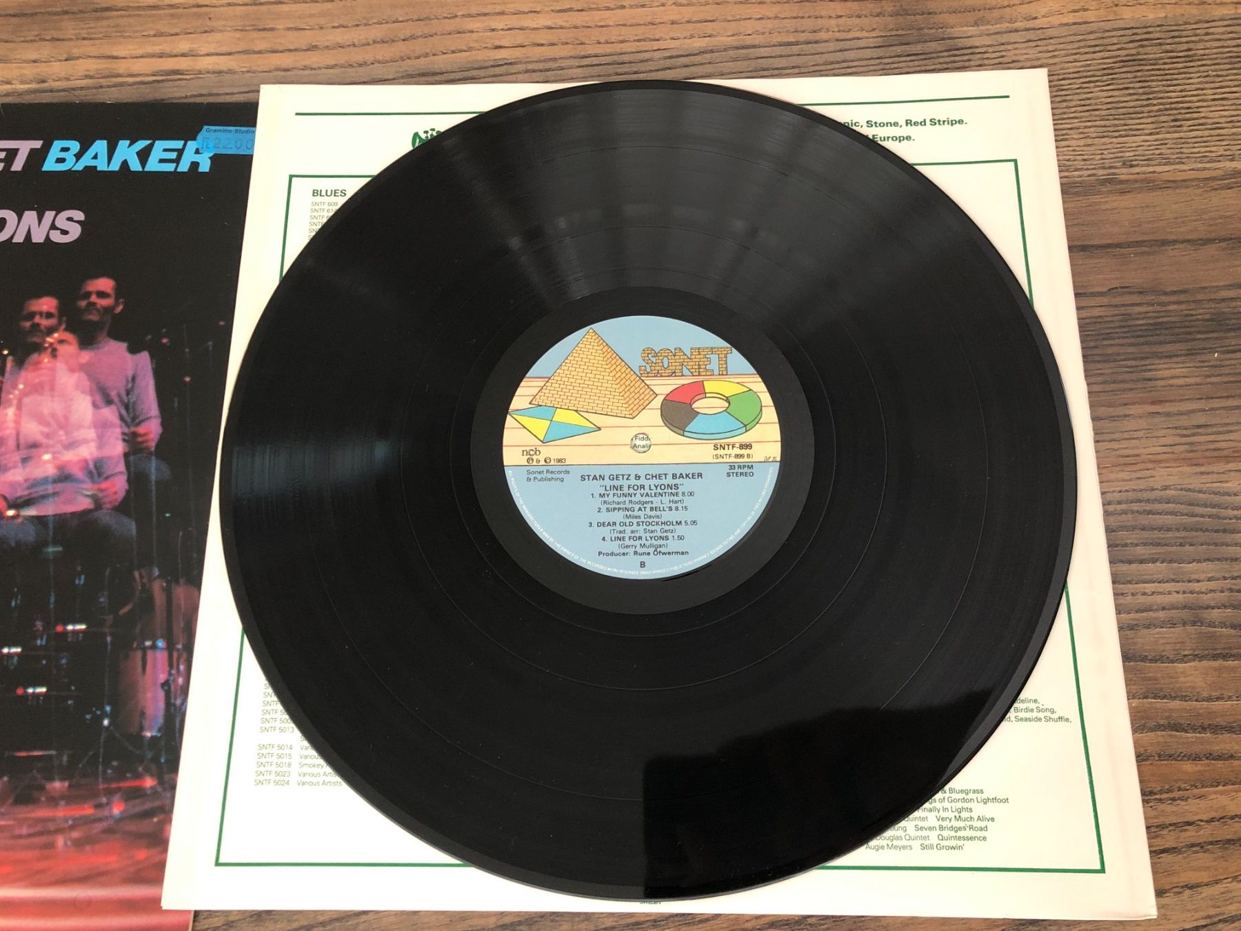 Dischi in vinile: Stan Getz & Chet Baker - Line For Lyons LP, Jazz Vinyl – Usato da Berg am Irchel venduto da Zweiti_Chance 5